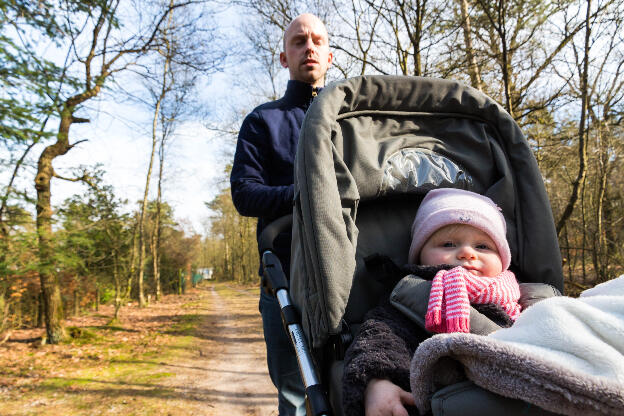 Petite balade avec Ambre et son papa, totalement ravi :)