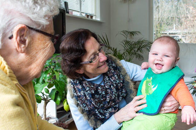 Victor, Mamy Jo et Oma