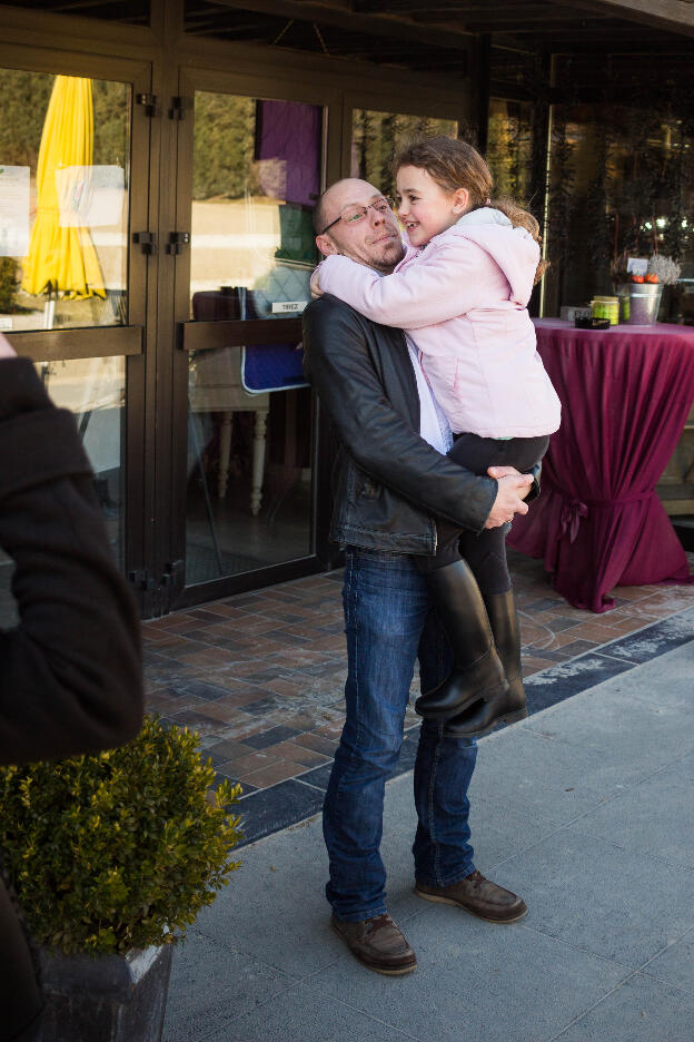 Olivia et son papa