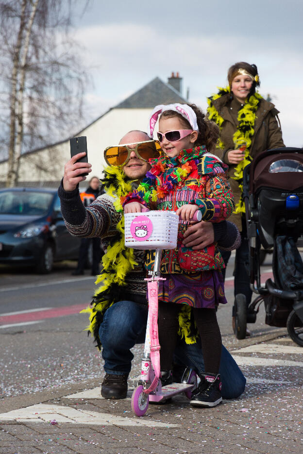 Le selfie père-fille