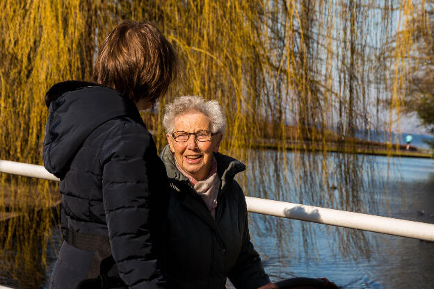 Oma apprécie ces beaux moments